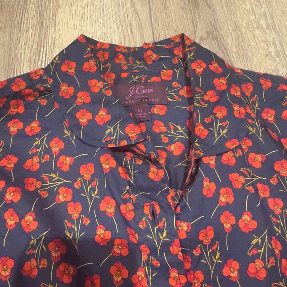 New J Crew Liberty Poppy Slim Fit Shirt (Women's) - Picture 2 of 4